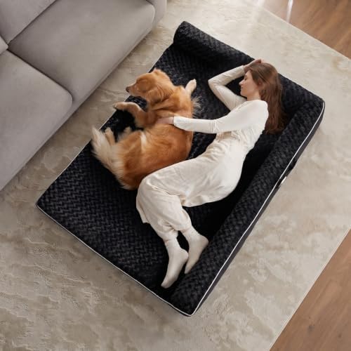 BFPETHOME Orthopedic Washable Dog Bed, Sleeping Couch