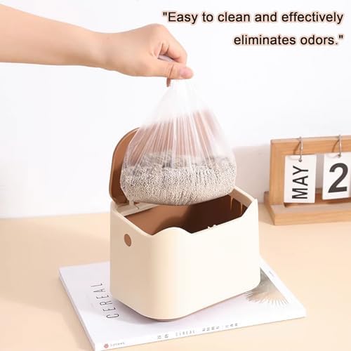 Cat Litter Trash Can Mini Countertop Trash