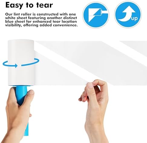 Albatross Health New England 999 Sheets Lint Rollers Refills, 9 Rollers