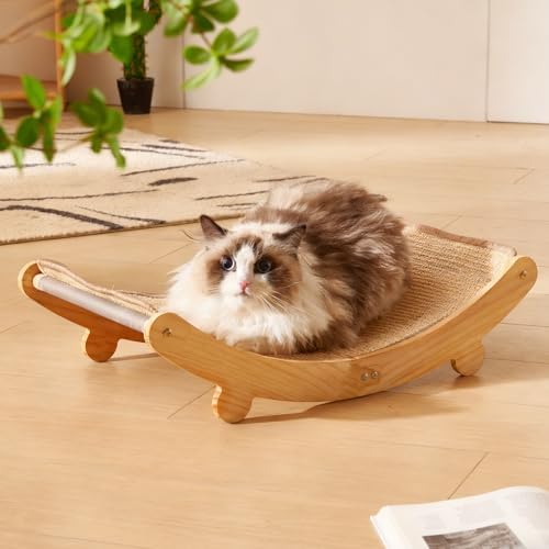Sisal Cat Scratcher Bed for Indoor Cats Large Cat Scratching Post Scratch Pad
