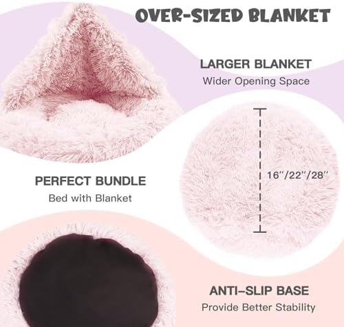 Himax 35in Covered Large Dog Bed