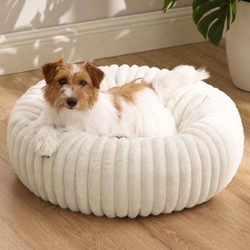 Bedsure ComfyFleece® Donut Small Dog Bed