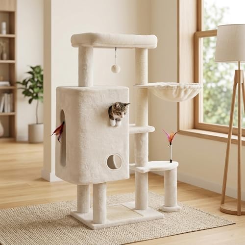 HUITREE 45in Cat Tree Tower