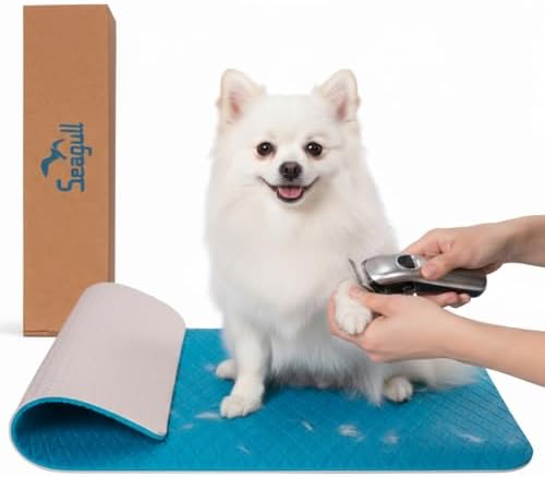 Seagull Multipurpose Foam Rubber Pet Grooming Table Mat 16 x 24 Inch Dog