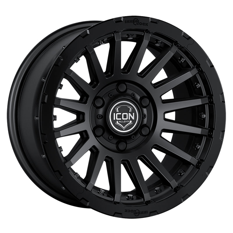 ICON Recon Pro 17x8.5 8 x 170 6mm Offset 5in BS Satin Black Wheel