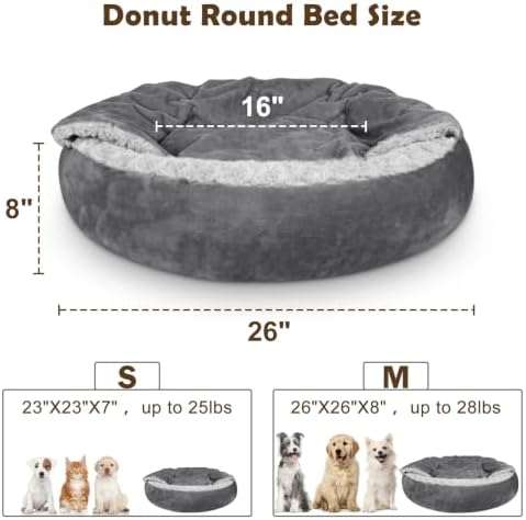 JOEJOY Small Dog Bed Cat Bed