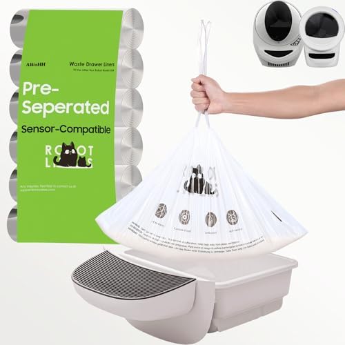 119 Pack Set Automatic Litter Box Bags Fit