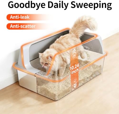 2 Pack XL Stainless Steel Litter Box