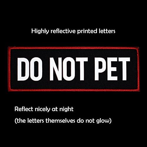 2 Pcs Reflective Do Not Pet Patch