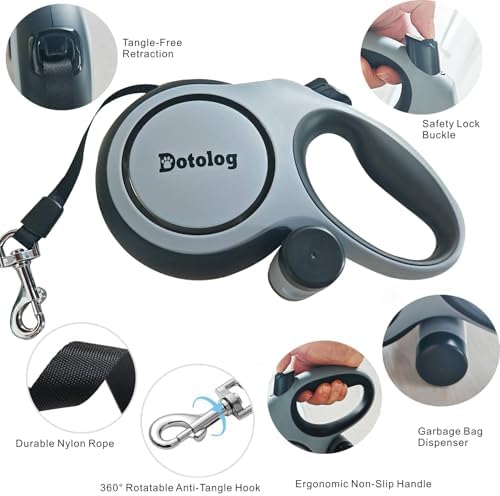 Retractable Dog Leash, 26ft Retractable Lead