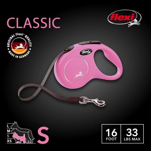FLEXI® Classic Tape Retractable Dog Leash, 16 ft