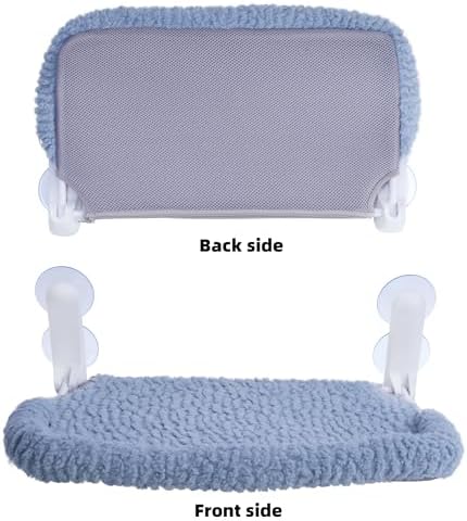 AIWIKIDE Cat Window Perch with Cushion Rim, Easy Install Bracket, Portable Wall