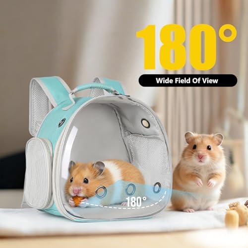 Guinea Pig Backpack, Space Capsule Bubble Window Small Animal Backpack