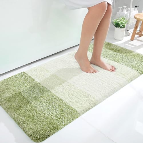 OLANLY Large Bathroom Rugs 50x30, Extra Soft Absorbent Microfiber Bath Rugs