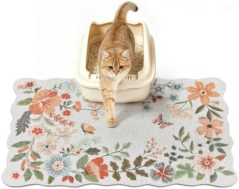 Cat Litter Mat, Traps 100% Litter