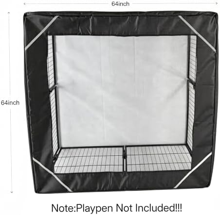 PJYuCien Square Top Cover for 32'' Width 8 Panel Pen