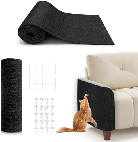 Self-Adhesive Cat Scratching Mat, Cat Scratch Furniture Protector