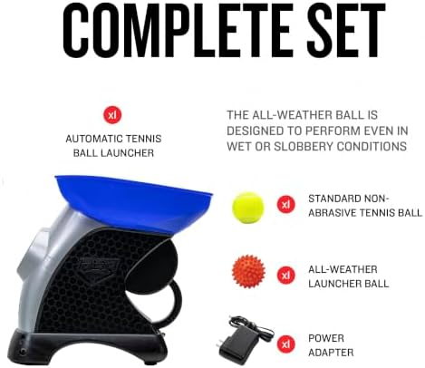 Franklin Sports Ready Set Fetch Automatic Tennis Ball Launcher