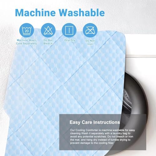 Cooling Mat for Dogs, Thick & Double-Sided Dog Cooling Mat, Self-Cooling Dog Bed