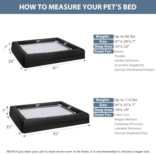 WNPETHOME XL Extra Large Orthopedic
