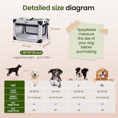 Portable Collapsible Soft Dog Crate