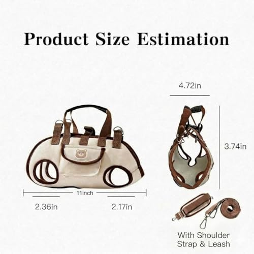 Small Dog Carrier Sling, Puppy Sling Carrier