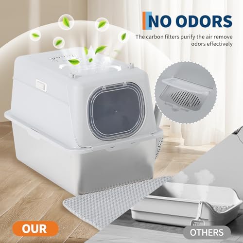 55L Stainless Steel Cat Litter Box