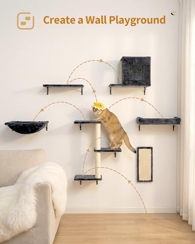 Aechonow Heavy Duty Cat Wall Shelves