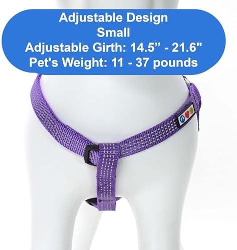 Pawtitas Reflective Step-in Dog Harness – Adjustable No-Pull Vest