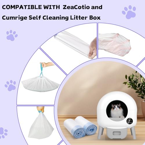 40 Count 26" x 11.8" Cat Litter Box Liners