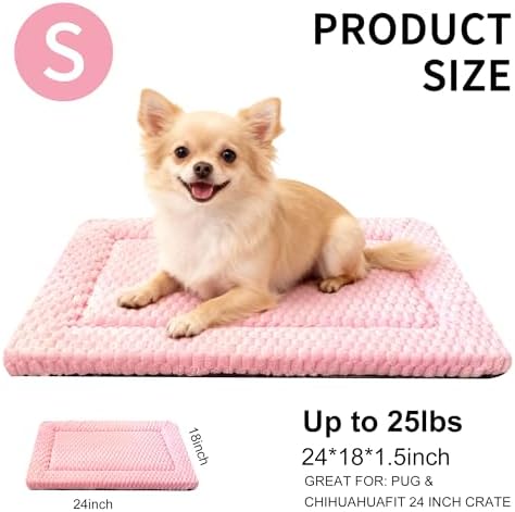 Dog Bed Mat - Dog Crate Pad - Reversible Mat