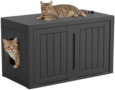 Cat Litter Box Enclosure, Covered Cat Litter Box