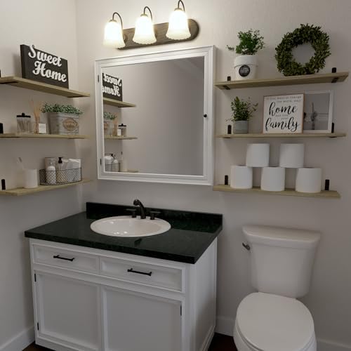 WOPITUES 24'' Long Floating Shelves