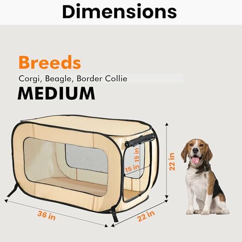 Portable Collapsible Pop Up Kennel