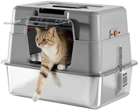 Stainless Steel Cat Litter Box