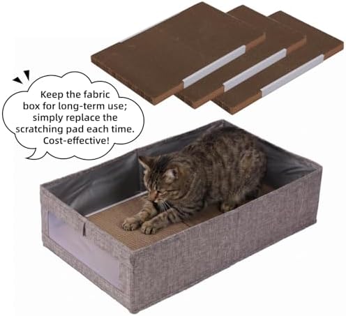 SHENGOCASE 13x21.5 Inch Extra Large, Reversible Scratching Board Cardboard