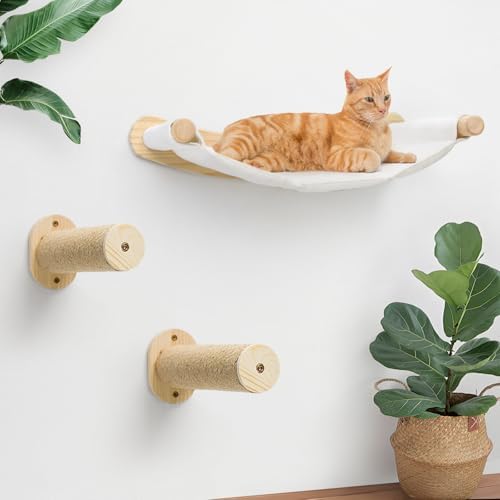 Cat Wall Hammock, Cats Climbing Shelves