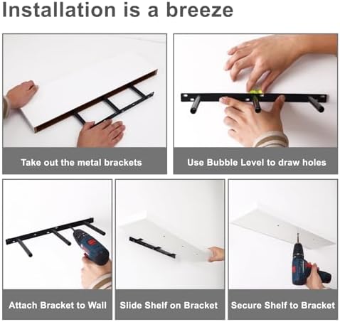 Fixwal Floating Wall Shelves for Decor