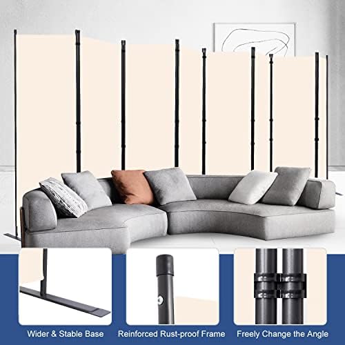 8 Panel Wide Room Divider Wall Screen