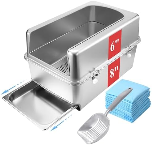 Pull-Out Sifting Cat Litter Box