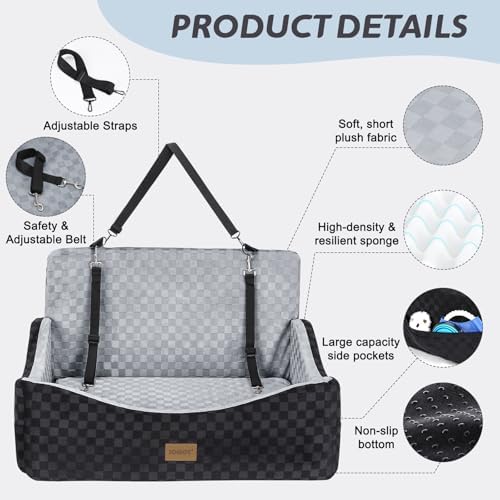 JOEJOY Dog Car Seat for Medium/Large Dogs
