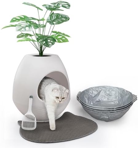 Eggloa6 Plant Large Cat Hidden Litter Box