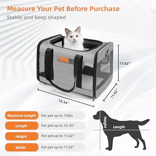 YUNIQUE Soft-Sided Cat & Dog Carrier
