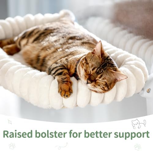 Sunhoo Foldable Cat Window Perch, Large Suction Cup Kitty Hammock