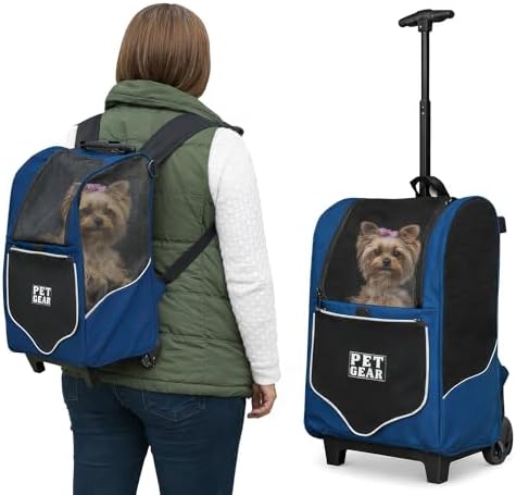 Pet Gear I-GO2 Roller Backpack, Medium Sport