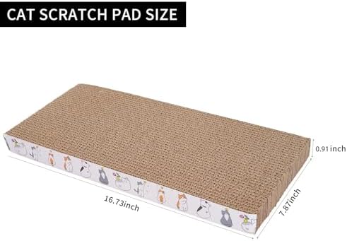 5 Packs cat Scratcher Toys Reversible Scratching Post Board