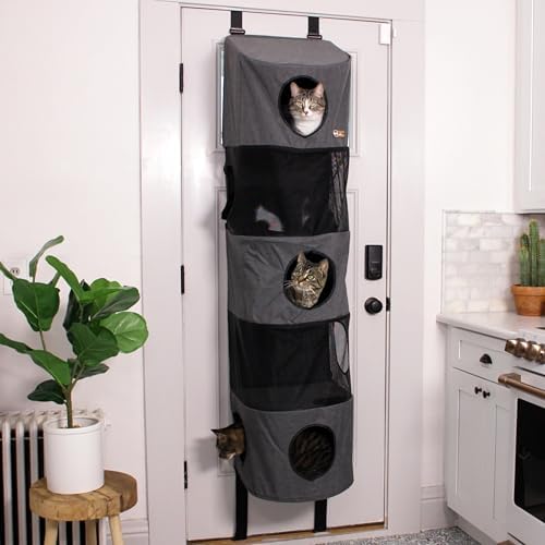 K&H Door Cat Tree, Hangin Condo 5 Level Mounted