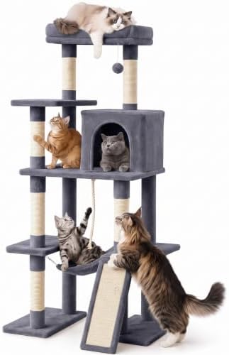 DUMOS Large 63in Cat Tree Tower