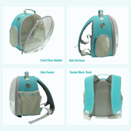 Small Animal Carrier Guinea Pig Backpack, Transparent, Breathable Backpack