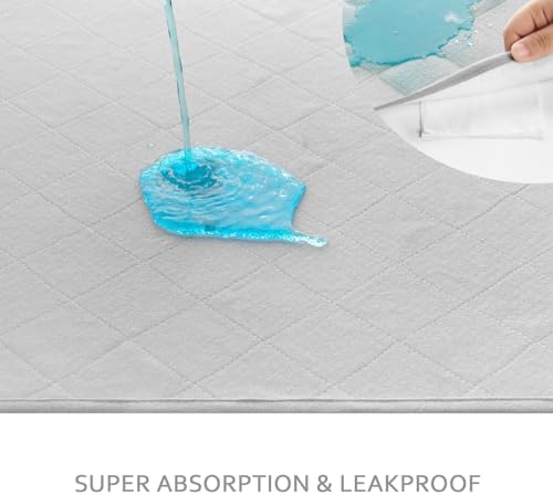 Waterproof Dog Crate Mat with Rope 2 Pack